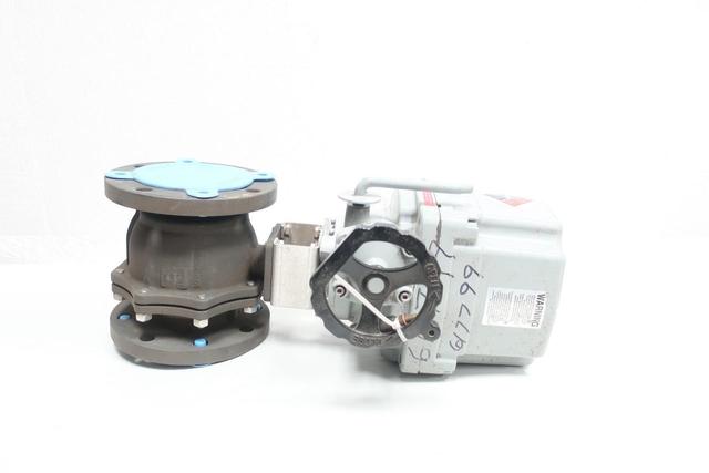 SHARPE M50114 EIM HQ0060-6 ELECTRIC STEEL FLANGED BALL VALVE 115V-AC 4IN 150