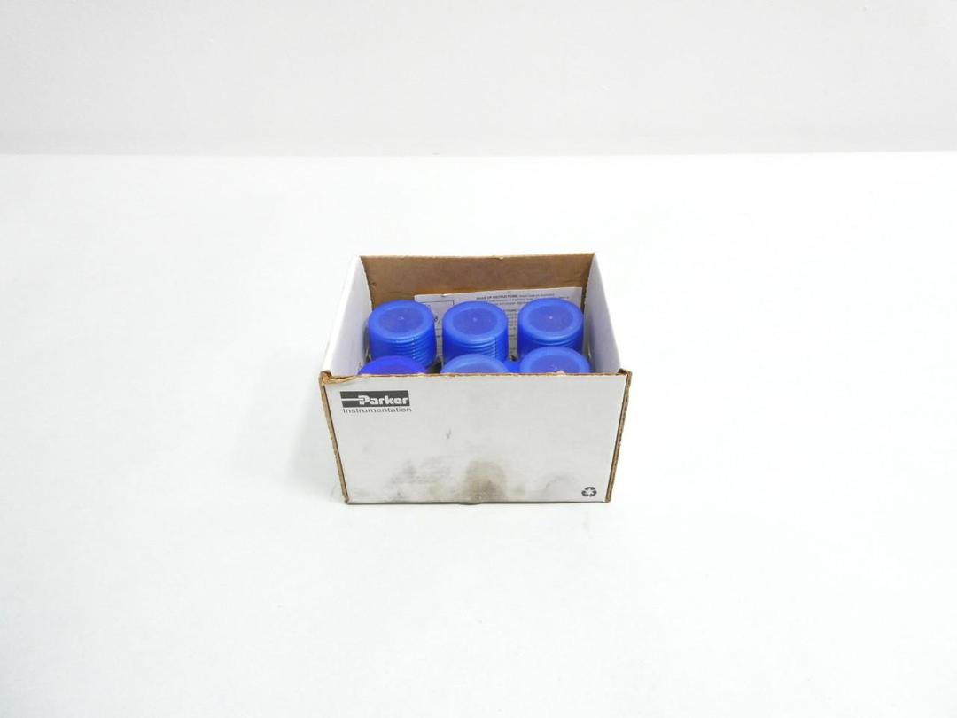 BOX OF 6 PARKER 16MSC16N-316 STAINLESS CONNECTOR 1IN NPT 1IN TUBE