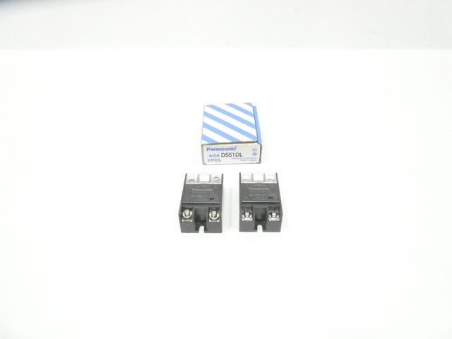 BOX OF 2 PANASONIC AQAD551DL SOLID STATE RELAY 4-32V-DC 30A 100V-DC