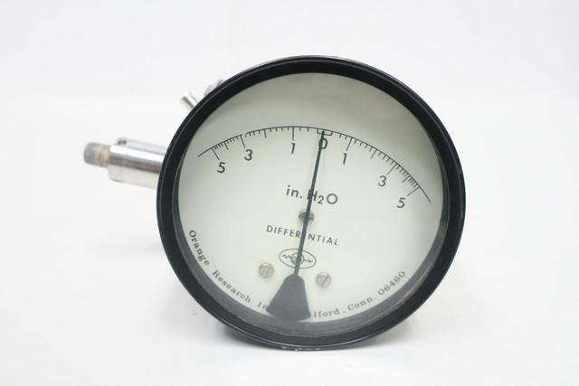 ORANGE RESEARCH 1835DG-1C-4.5L VARIABLE AREA FLOW METER 5-0-5IN-H2O