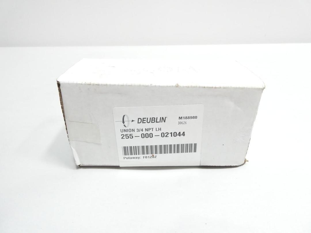 DEUBLIN 255-000-021044 ROTARY UNION LH 3/4IN NPT