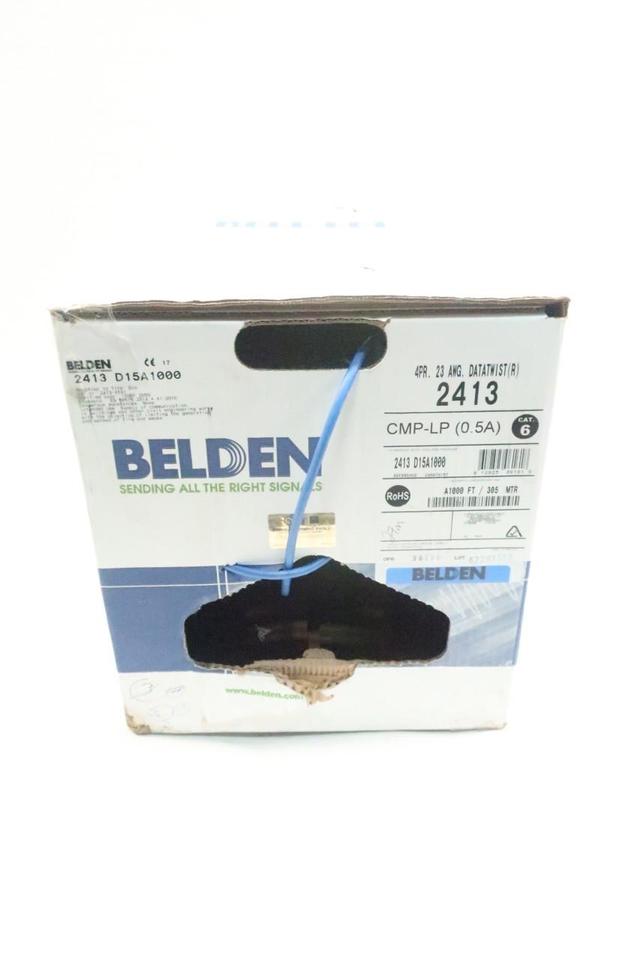 BELDEN 2413 D15A1000 CAT 6 MULTI-CONDUCTOR CABLE 23AWG 65FT
