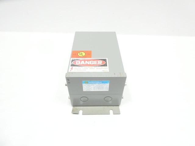 SQUARE D 1S43F VOLTAGE TRANSFORMER 1PH 1KVA 120/240V-AC 12/24V-AC