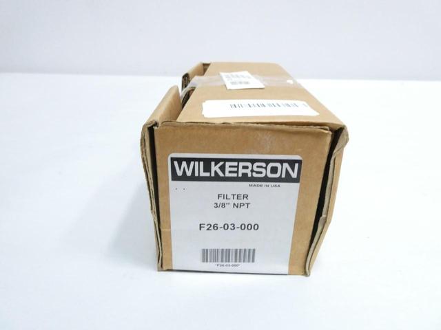 WILKERSON F26-03-000 PNEUMATIC FILTER 150PSI 3/8IN NPT