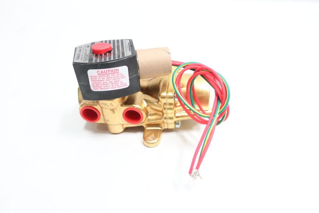 ASCO EF8344G027 RED-HAT II SOLENOID VALVE 120V-AC 1/2IN NPT