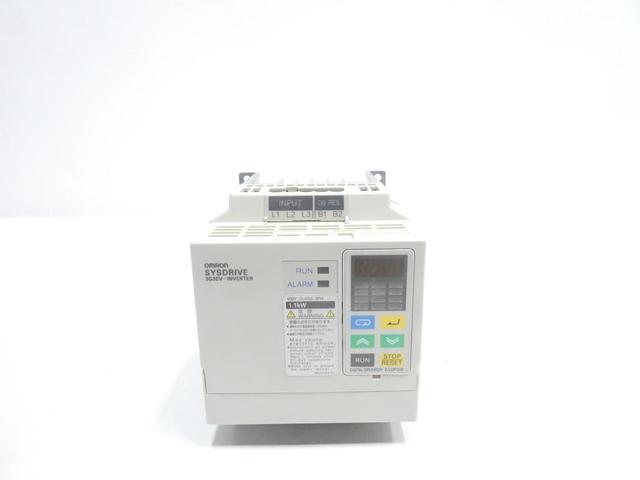 OMRON 3G3EV-A4007-CE INVERTER 380-460V-AC 3.4A AMP 0-460V-DC 2.6KVA