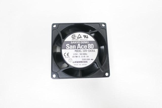 SANYO DENKI 109-043UL SAN ACE 80 FAN 115V-AC