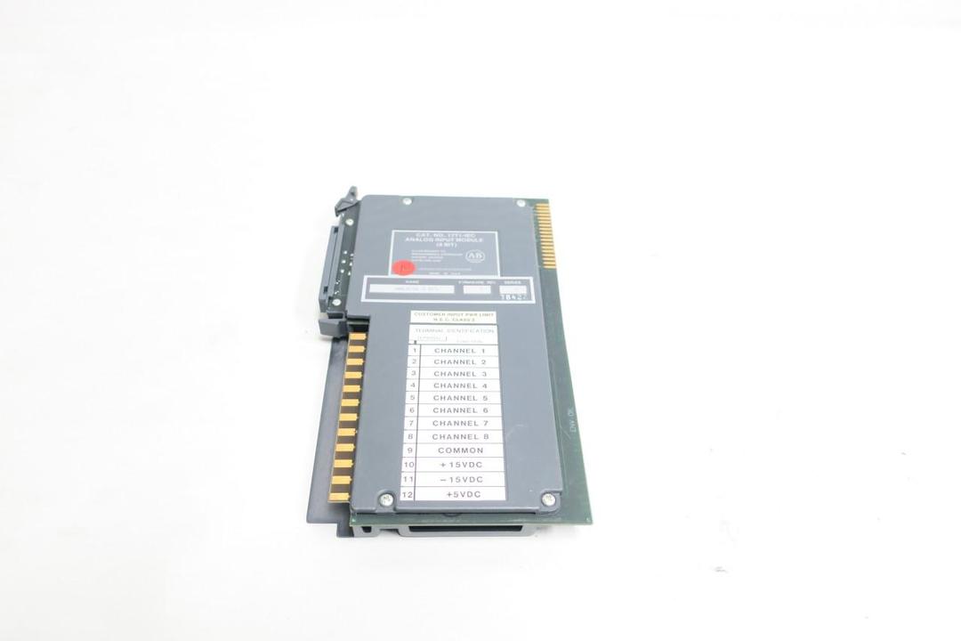 ALLEN BRADLEY 1771-IEC ANALOG INPUT MODULE SER A