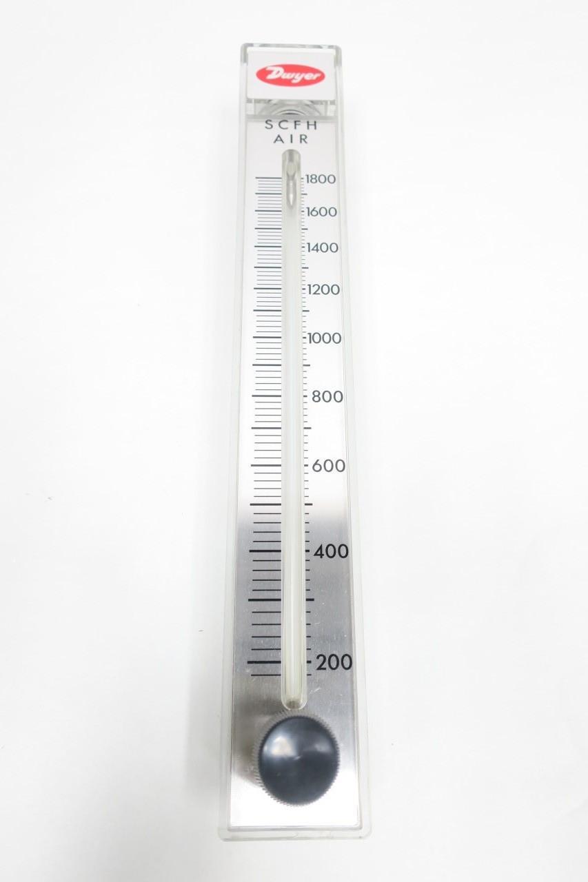 DWYER RMC-108-SSV FLOW METER 200-1800SCFH 10IN
