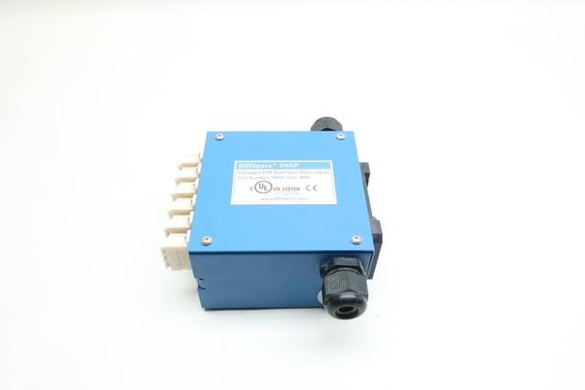 DINSPACE SNAP-24LC-MM SNAP COMPACT DIN-RAIL FIBER PATCH PANEL
