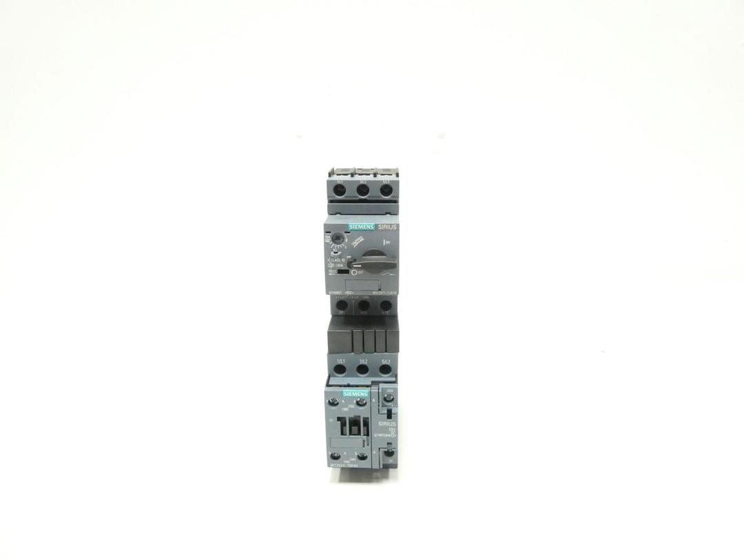 SIEMENS 3RA21201JA240BB4 SIZE S0 COMBINATION STARTER 24V-DC 7.5HP