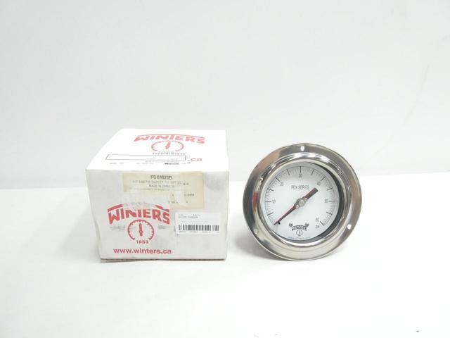 WINTERS PDX8023B PRESSURE GAUGE 4-1/2IN 0-60PSI 1/4IN NPT