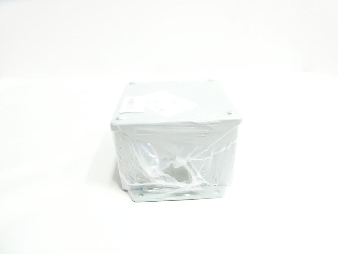 HOFFMAN A606SC STEEL JUNCTION BOX ENCLOSURE 6IN X 6IN X 4IN