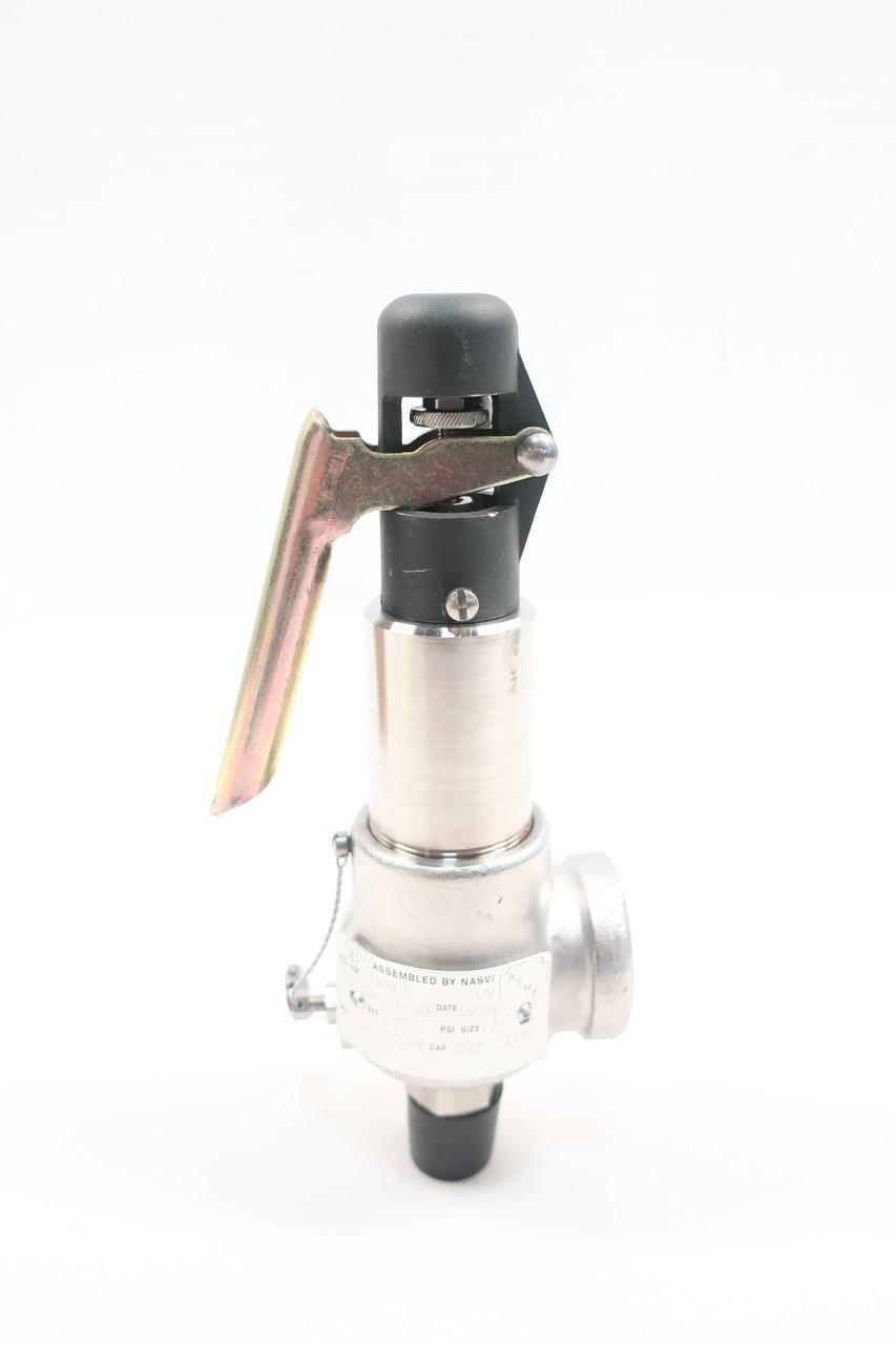 KUNKLE 911BDCM03-AKE STAINLESS RELIEF VALVE 297CFM 125PSI 1/2IN NPT