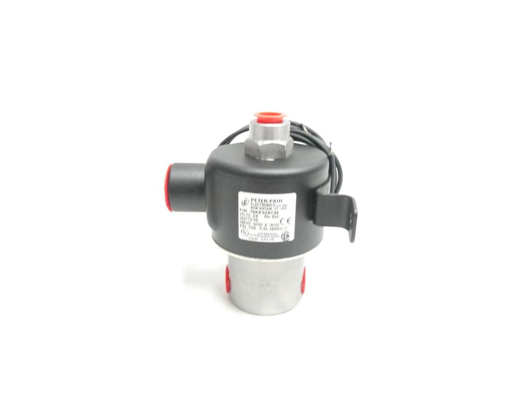 PETER PAUL 76KK9ZBCM SOLENOID VALVE 24V-DC 1/4IN NPT