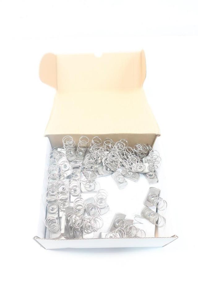 BOX OF 100 TECHLINE INTERNATIONAL I-1032-SS SPRING NUT 1/4-20