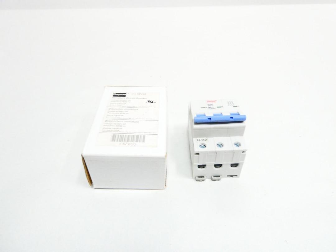 DAYTON 5ZVG5 MINIATURE CIRCUIT BREAKER 3P 63A AMP 480V-AC