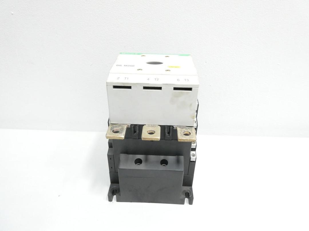 MOELLER DIL M250 AC CONTACTOR 110-250V-AC 250A AMP 200HP