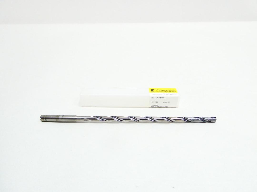 KENNAMETAL B272Z06200HPG SOLID CARBIDE DRILL 6.20MM