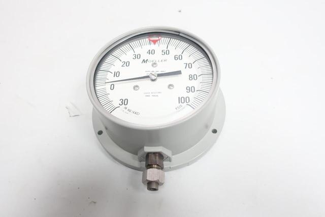 MOELLER 6685-00-906-4003 SC4MC1HCWRONAG PRESSURE GAUGE 4-1/2IN 0-100PSI