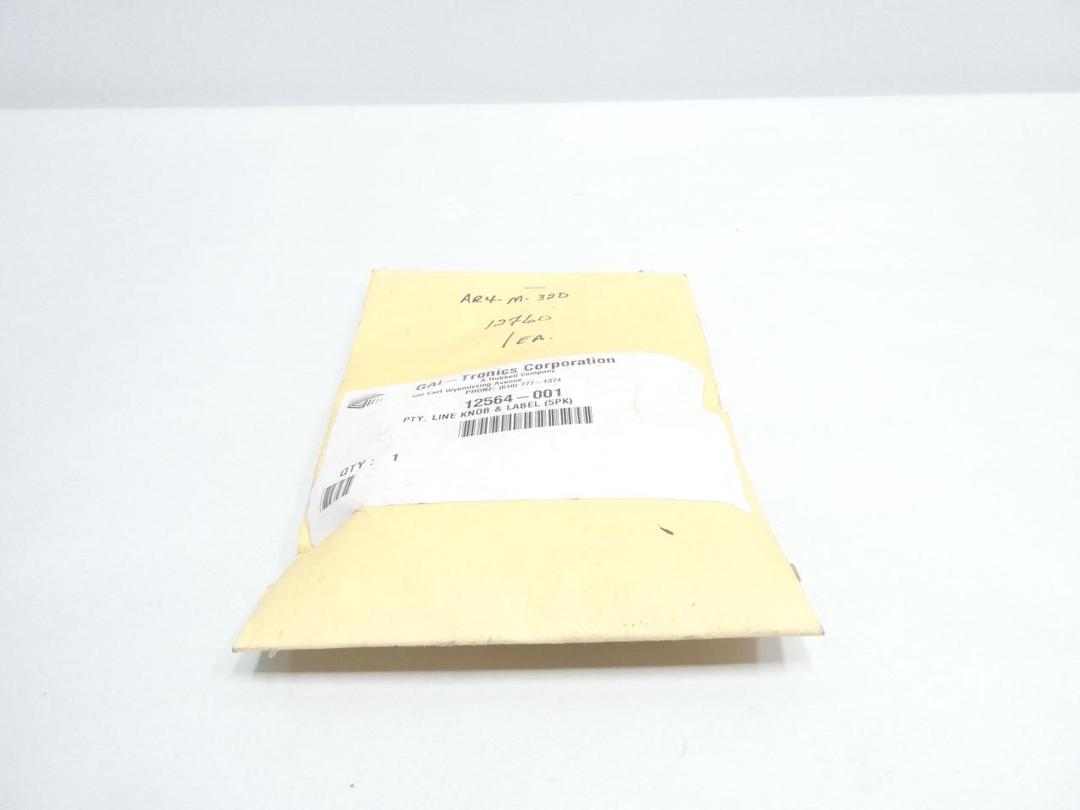 GAI-TRONICS 12564-001 LINE KNOB AND LABEL