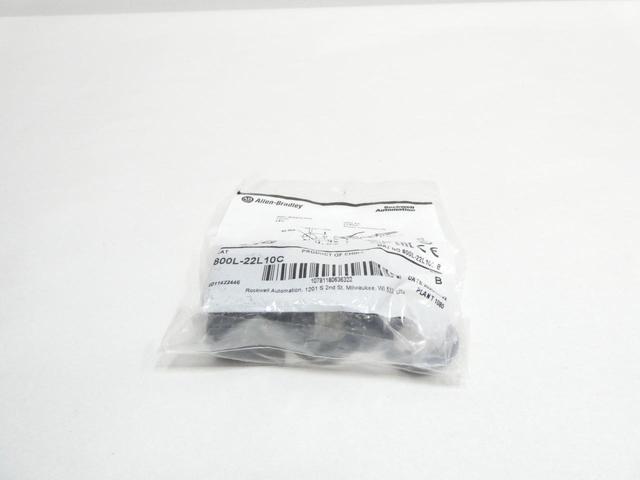 ALLEN BRADLEY 800L-22L10C PILOT LIGHT 120V-AC/DC