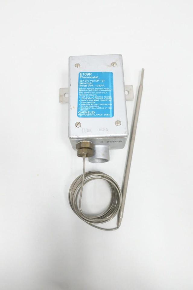 CHEMELEX E109R THERMOSTAT 30-230F 277V-AC