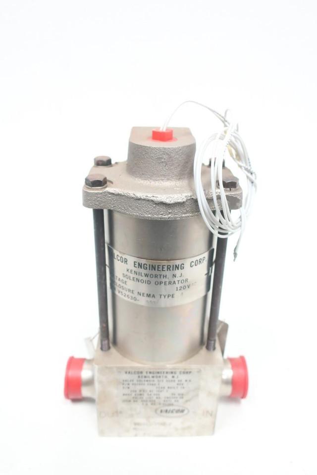 VALCOR V52600-5542-2 SOLENOID VALVE 120V-AC 1/2IN