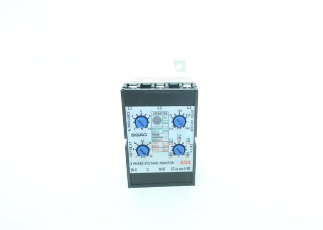 SSAC DLMUBRAAA 3PH VOLTAGE MONITOR 200-480V-AC