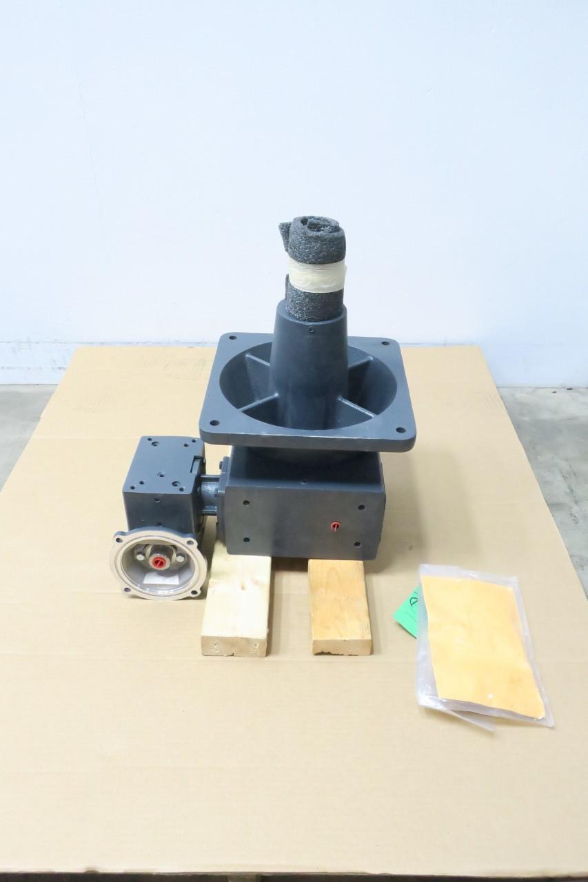 HUB CITY 0230-32745 3808 POWERCUBEX RIGHT ANGLE WORM GEAR REDUCER 56C 200:1