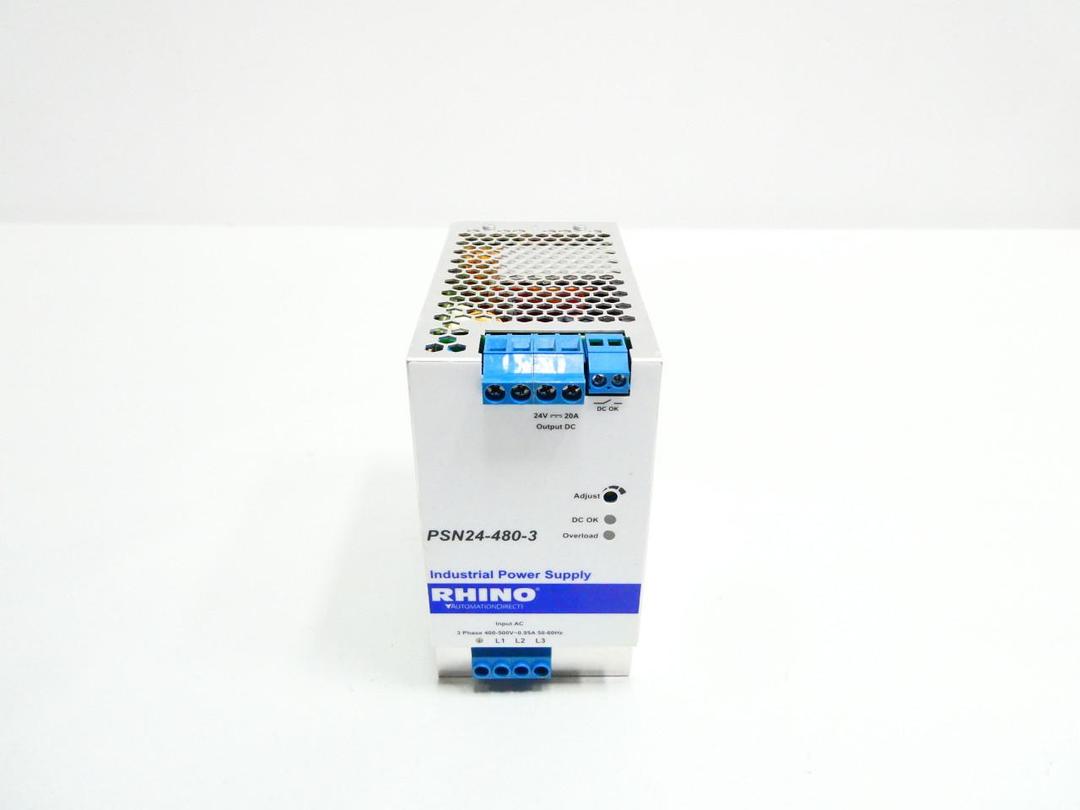  INDUSTRIAL POWER SUPPLY 400-500V-AC 20A AMP 24V-DC