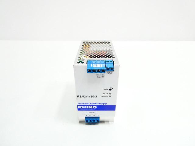  INDUSTRIAL POWER SUPPLY 400-500V-AC 20A AMP 24V-DC