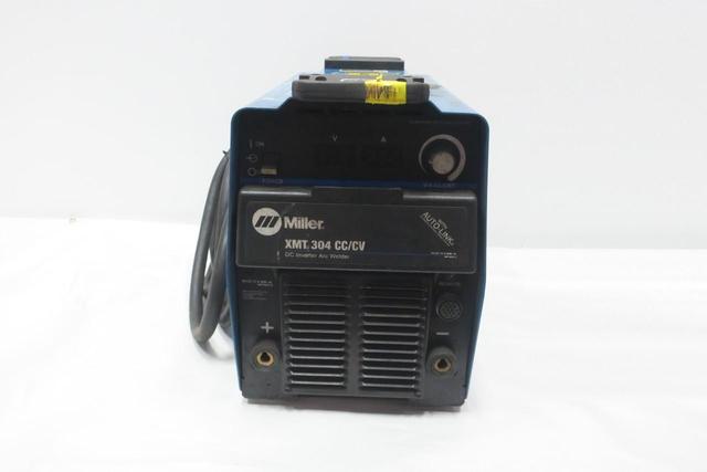 MILLER XMT 304 CC/CV DC INVERTER ARC WELDER 300A AMP 32V-DC 230/460V-AC