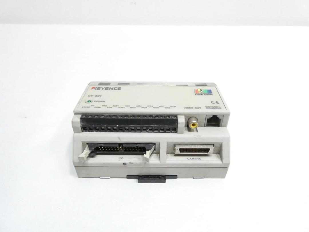 KEYENCE CV-301 MACHINE VISION CONTROLLER MODULE