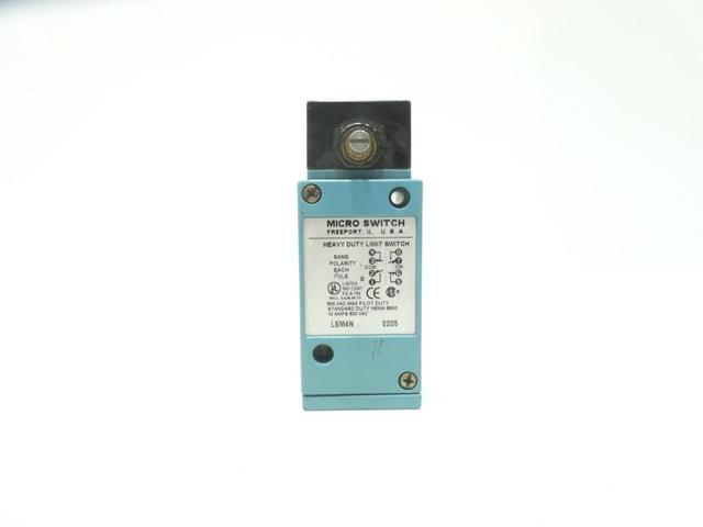 MICRO SWITCH LSM4N LIMIT SWITCH 600V-AC