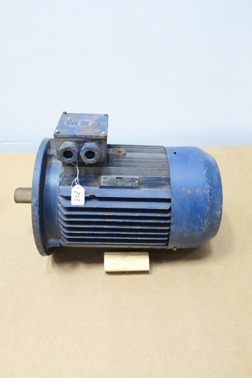 MEB TYPE TF 132M2-6 AC MOTOR 132M 6.4KW 1150RPM 280/480V-AC
