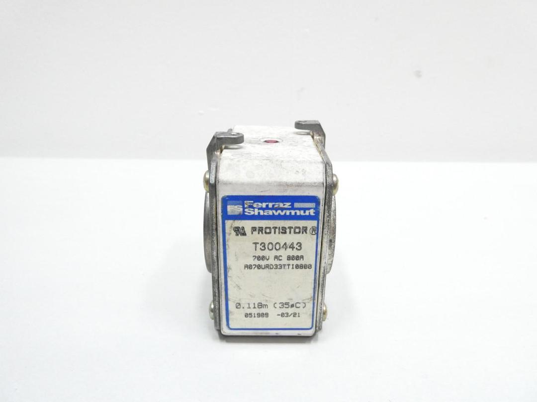 FERRAZ SHAWMUT T300443 PROTISTOR FUSE 800A AMP 700V-AC