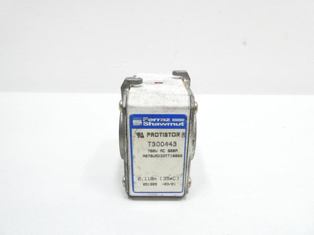 FERRAZ SHAWMUT T300443 PROTISTOR FUSE 800A AMP 700V-AC
