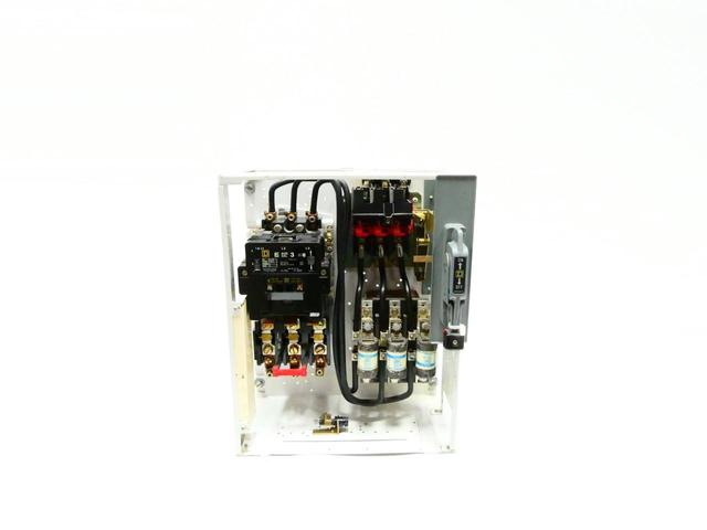 SQUARE D 8536 SEO1 SIZE 3 MCC STARTER BUCKET 120V-AC 50HP