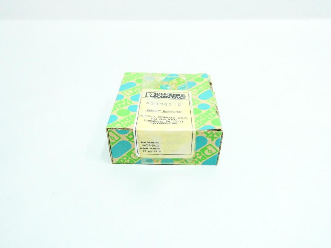 PHOENIX CONTACT MCR-SWS/I 2766478 THRESHOLD VALUE SWITCH 24V-DC
