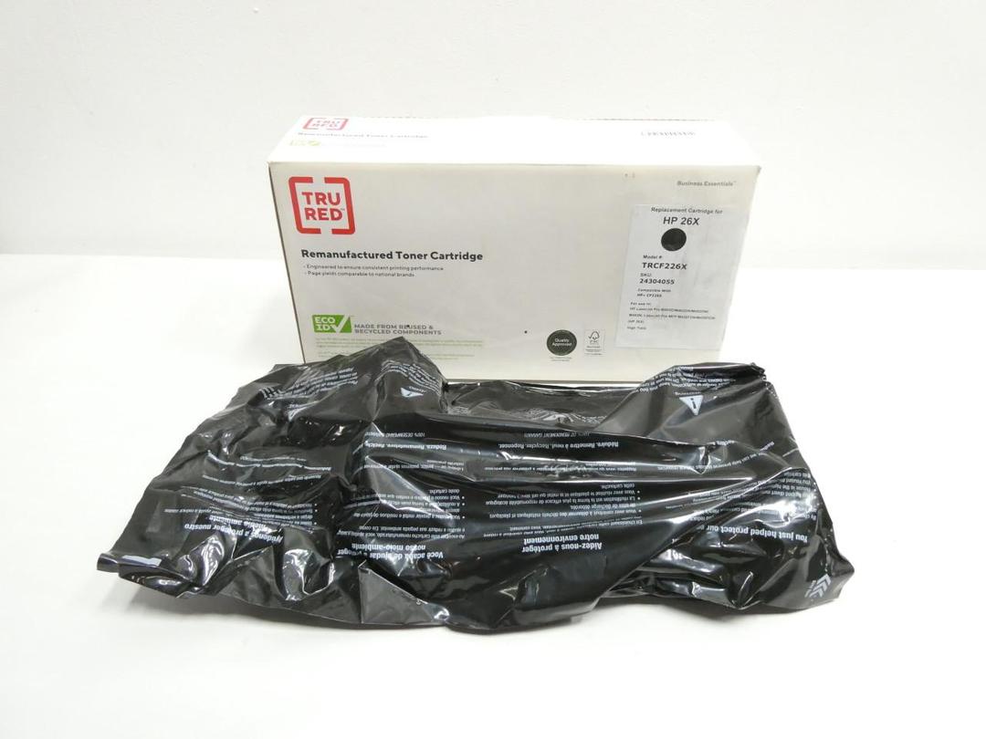 TRU RED TRCF226X BLACK REPLACEMENT TONER CARTRIDGE FOR HP 26X
