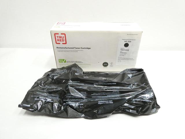 TRU RED TRCF226X BLACK REPLACEMENT TONER CARTRIDGE FOR HP 26X