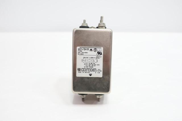 CORCOM 20VSK6 LINE FILTER 20A AMP 120/250V-AC