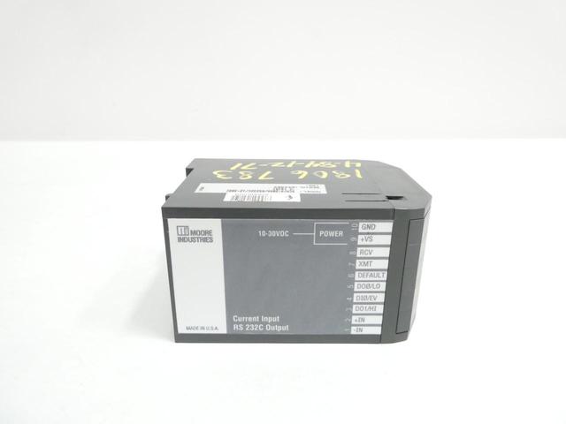 MOORE SCM/4-20MA/RS232C/12-30DC-C SENSOR TO COMPUTER MODULE 10-30V-DC