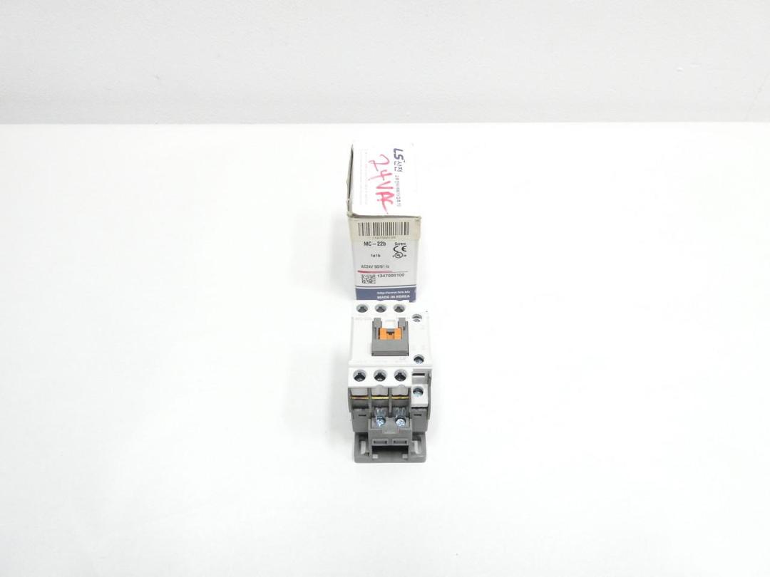 LS ELECTRIC MC-22B AC CONTACTOR 24V-AC 22A AMP 15HP