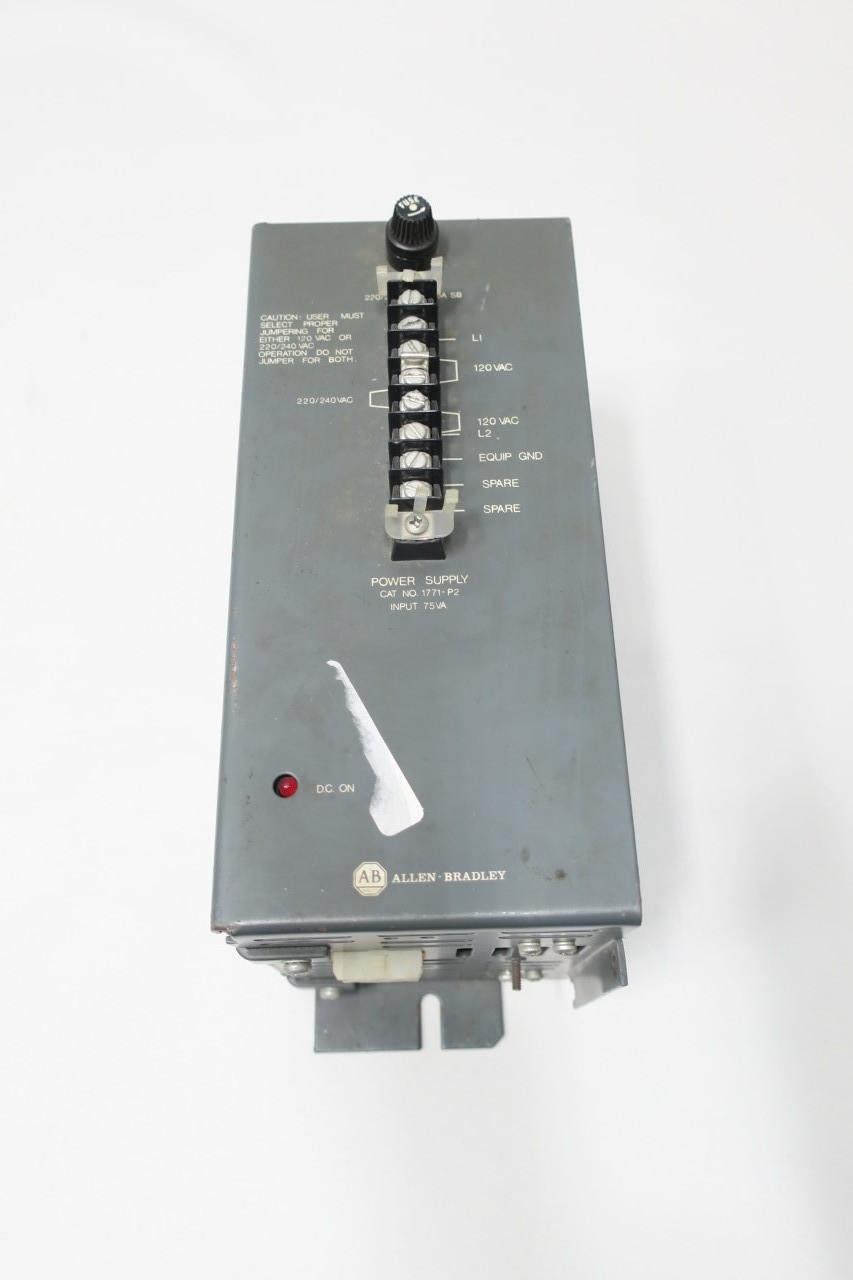 ALLEN BRADLEY 1771-P2 PLC-5 POWER SUPPLY MODULE SER U