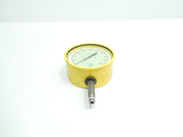 3D INSTRUMENTS 25544-23B54 PRESSURE GAUGE 5IN 1/4IN NPT 0-100PSI