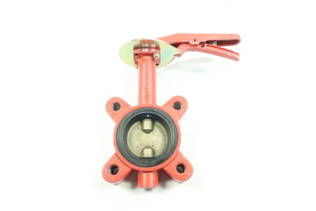 TOYO 918 BNSL-2 MANUAL IRON WAFER BUTTERFLY VALVE 2-1/2IN