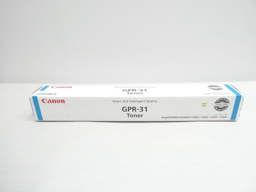 GENUINE OEM CANON GPR-31 CYAN TONER CARTRIDGE