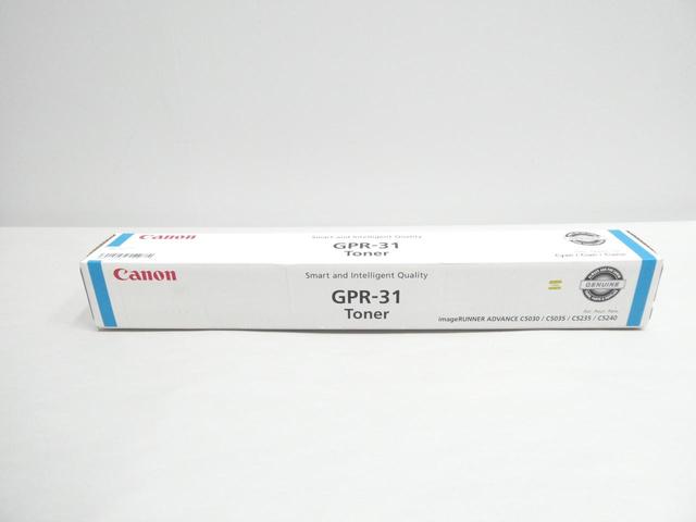 GENUINE OEM CANON GPR-31 CYAN TONER CARTRIDGE